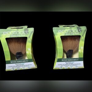 ecotools Fan Brush Head with Brown Bristles